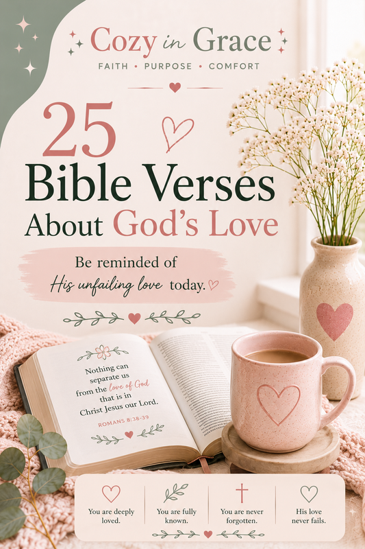25 Bible Verses About God's Love (Powerful Scriptures for Encouragement)