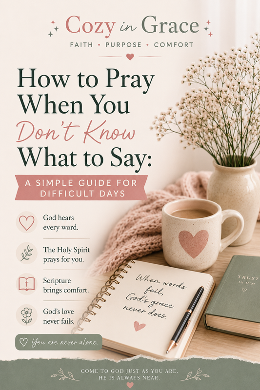How to Pray When You Don't Know What to Say (A Simple Christian Guide)