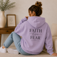Faith Over Fear Christian Hoodie – Inspirational Christian Sweatshirt & Faith Gift