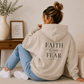 Faith Over Fear Christian Hoodie – Inspirational Christian Sweatshirt & Faith Gift