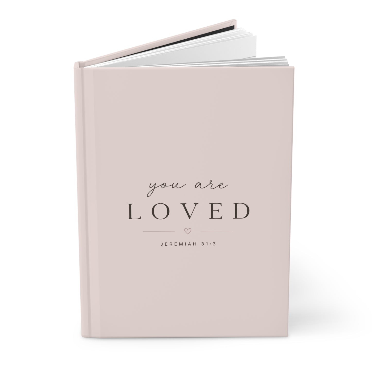 You Are Loved Hardcover Christian Journal | Jeremiah 31:3