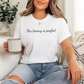His Timing Is Perfect Christian T-Shirt | Faith Based Graphic Tee | Inspirational Christian Shirt for Women