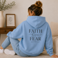 Faith Over Fear Christian Hoodie – Inspirational Christian Sweatshirt & Faith Gift