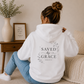 Saved By Grace Christian Hoodie – Ephesians 2:8 Inspirational Faith Sweatshirt