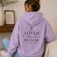 Loved Beyond Measure Hoodie | Christian Back Print Sweatshirt