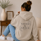 Saved By Grace Christian Hoodie – Ephesians 2:8 Inspirational Faith Sweatshirt