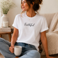 Faithful Christian T-Shirt | Minimalist Faith-Based Shirt for Women