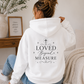 Loved Beyond Measure Hoodie | Christian Back Print Sweatshirt